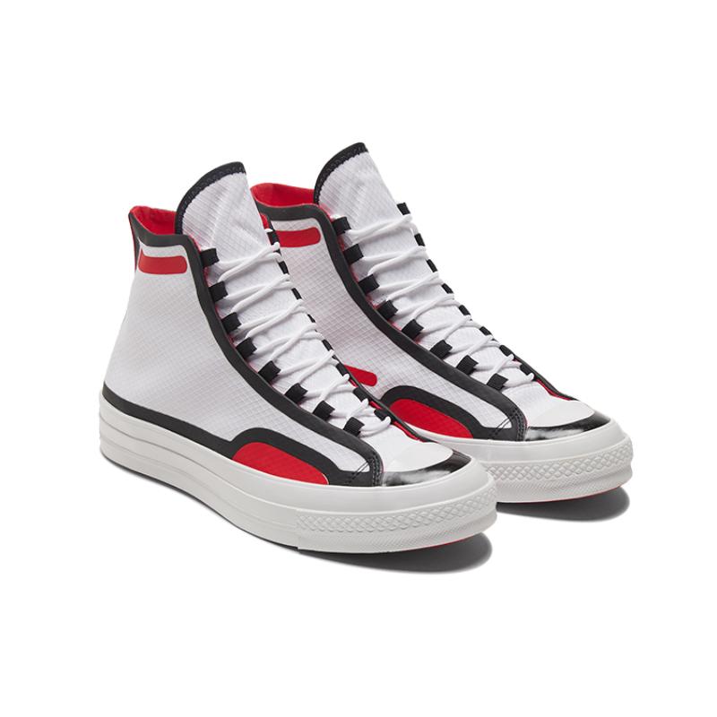 Converse 1970s Chuck Taylor All Star Comfortable and versatile high-top canvas shoes unisex white, black and red