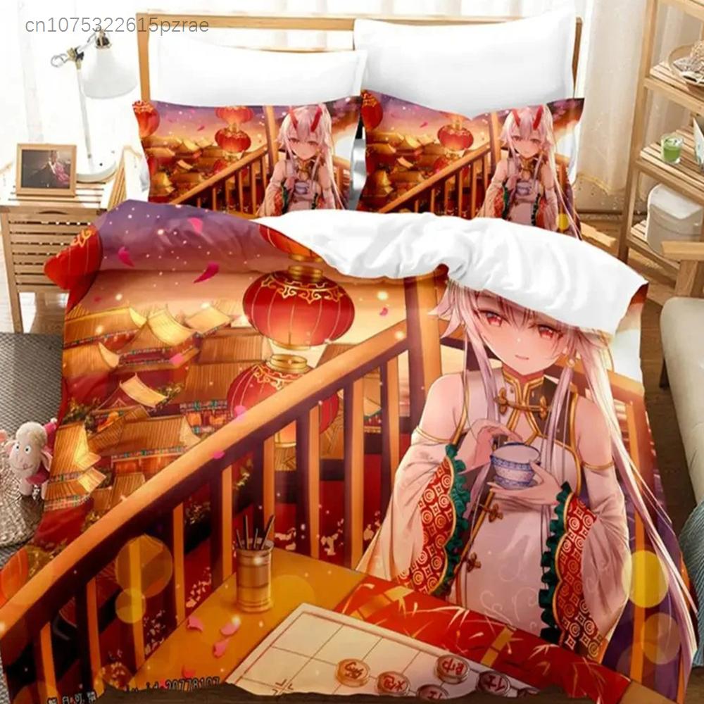 Anime Fate EXTRA Saber Nero Bedding Set Bedroom Soft Modern Bedspreads Comefortable Kids Duvet Cover Quilt Cover And Pillowcase