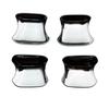 4-Color ABS Car Door Handle Bowl Cover - Silver, Exterior Accessory