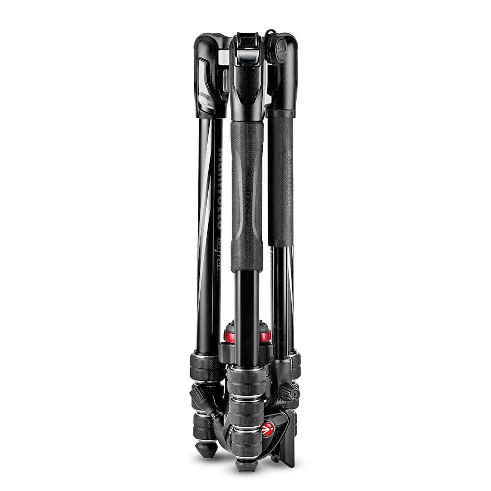 Manfrotto Befree Advanced Live Twist Aluminum Travel Video Tripod with Twist Locks for DSLR and Mirrorless JOBY Wavo and Vlogging Microphone