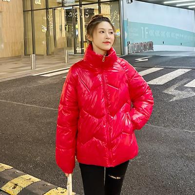 Down Cotton-Padded Jacket Women Short Outwear 2024 Winter New Bright Face Thick Warm Parker Coat Female Korean Loose Cotton Coat