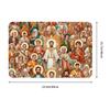 Jesus Religious Door Floor Kitchen Bathroom Mats Anti-Slip Outdoor  Doormat Bedroom Balcony Entrance Carpet Rug