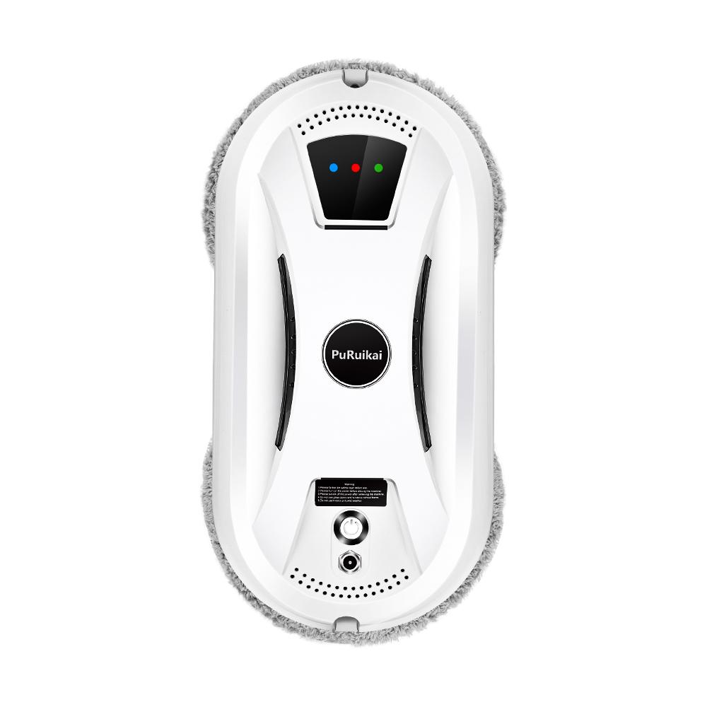 PuRuiKai AI Window Cleaning Robot Smart Automatic Cleaner Streak-Free for Windows/Tiles/Glass Doors Self-Cleaning Ultra Quiet