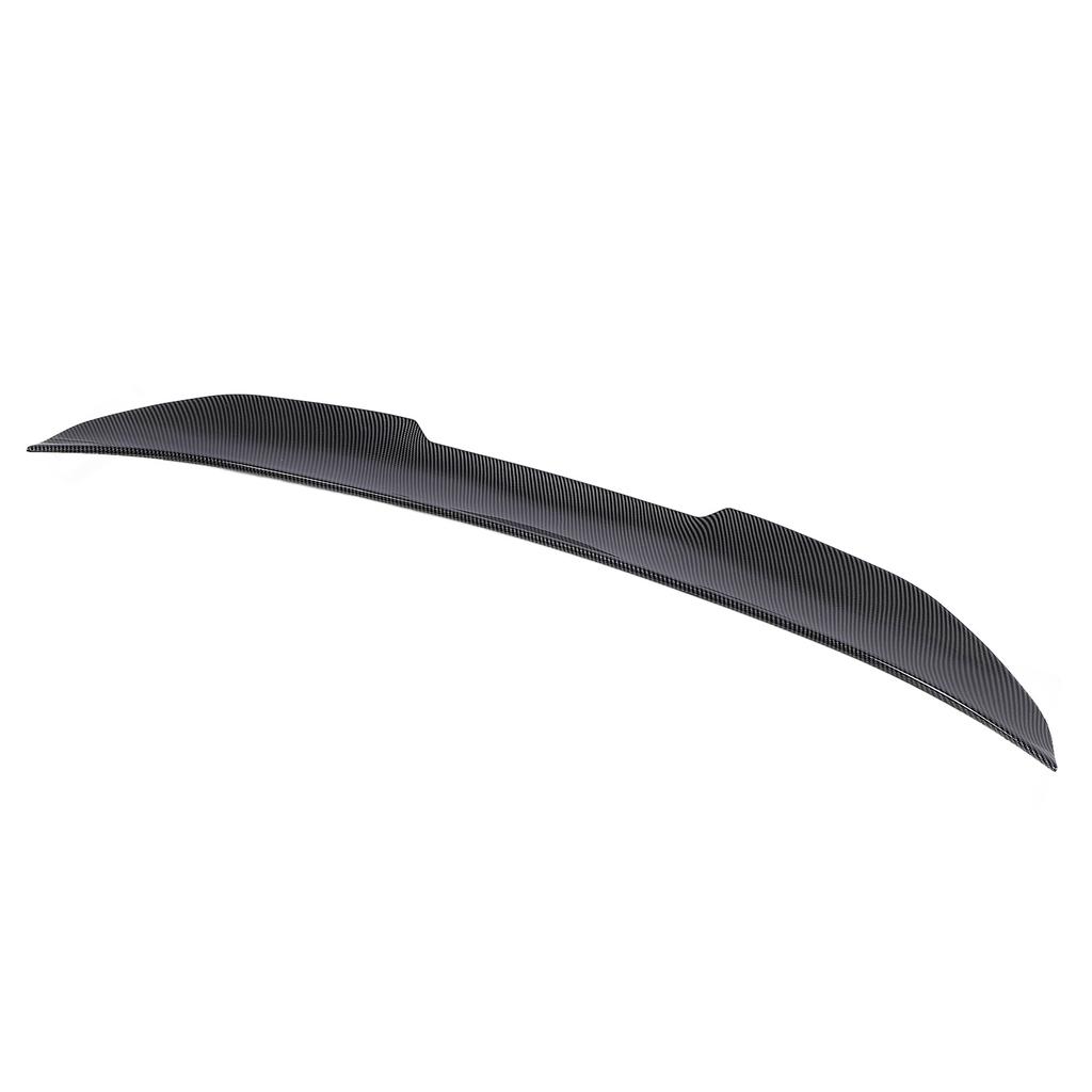 Rear Trunk Spoiler PSM Style Enhanced Aerodynamics Improved Downforce Carbon Fiber Pattern Trunk Lid Spoiler Wing for