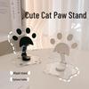 Foldable Cat Paw Phone & Tablet Stand: Rotating Holder for Desk, Office, and Live Broadcasts