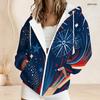 Women Plus Size Zip Up Hoodie Long Sleeve Loose Soft Casual Hooded Sweatshirt