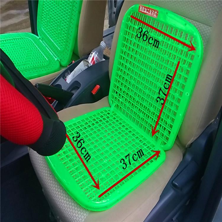 Double-Layer Bamboo Chip Seat Cushion for Cars and Heavy Machinery - Breathable & Sweat-Resistant
