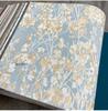 High-End Luxury American Floral Wallpaper Striped Bedroom Living Room 3D European Pastoral Large Flower Tv Background Wall Paper