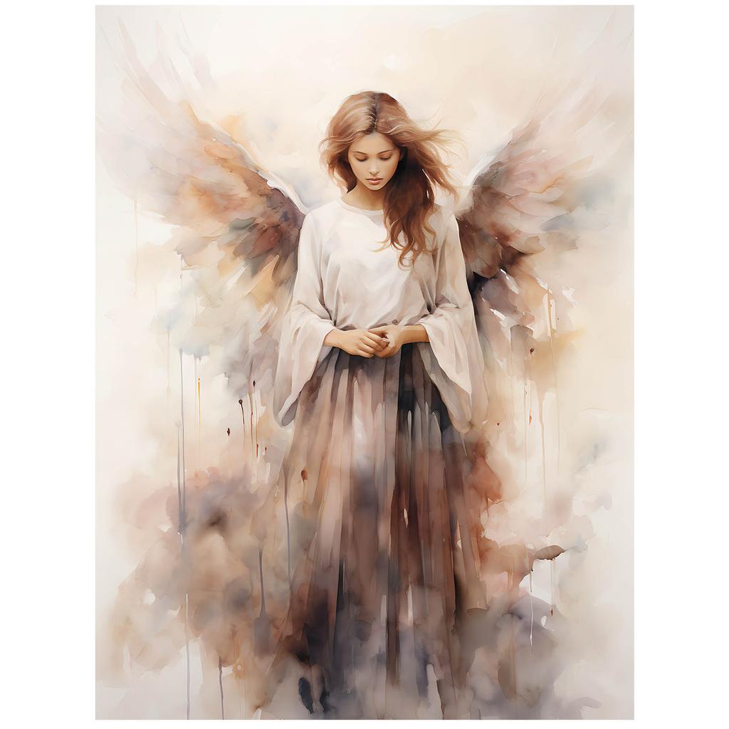 Angelic Elegance Angelic Elegance, 30X40 Cm, Unframed, Matte Paper 230 Gsm