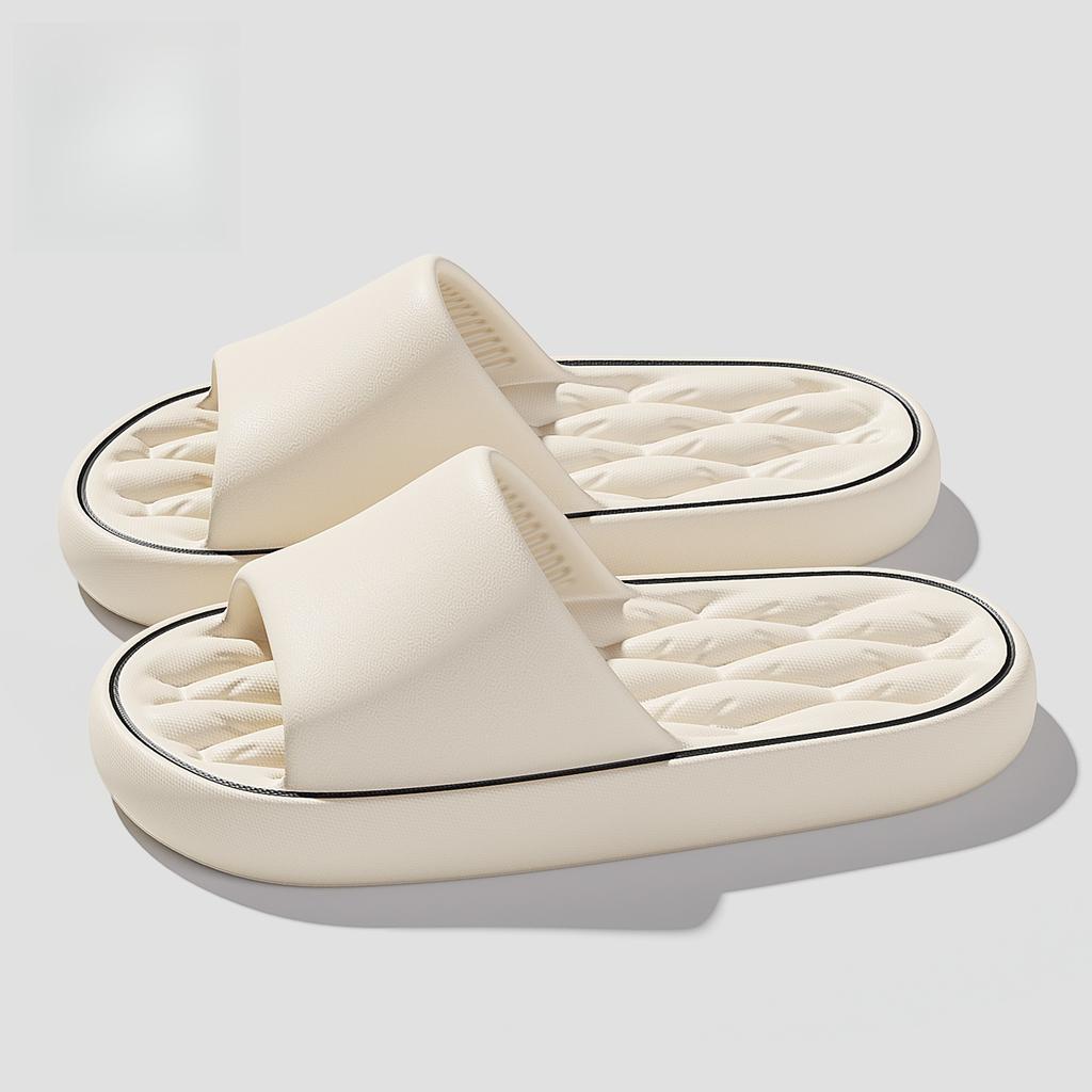 Non-slip Bathroom Slippers for Women, Summer Indoor Household Wear, Outdoor Wear, Men's Large Size Bathing Sandals