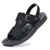 Sommer neue Herren Sandalen Leder Strandschuhe Outdoor Herren Leder Sandalen atmungsaktive Herrenschuhe rutschfeste Outdoor Hausschuhe