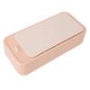 Jewelry Cleansing Machine High Frequency Vibration Remove Dirts Eyeglasses Mouth Guard Cleaner Pink