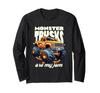Monster Trucks Are My Jam Men's Women's Kids Boys Girls Long Sleeve T-Shirt