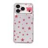 Factory direct supply Small fresh pink star pattern mobile phone case Four corners airbag anti-drop picture iPhoneAIR