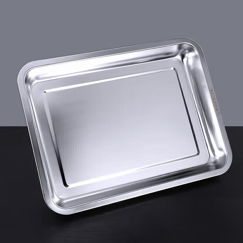 304 Stainless Steel Rectangular Serving Tray