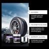 Tire Shine Wax Coating Paste, Car Tire Black Shine with Conditioners, Resists Water & Sunshine Fading, Tire Cleaner with Applicators for Cars,