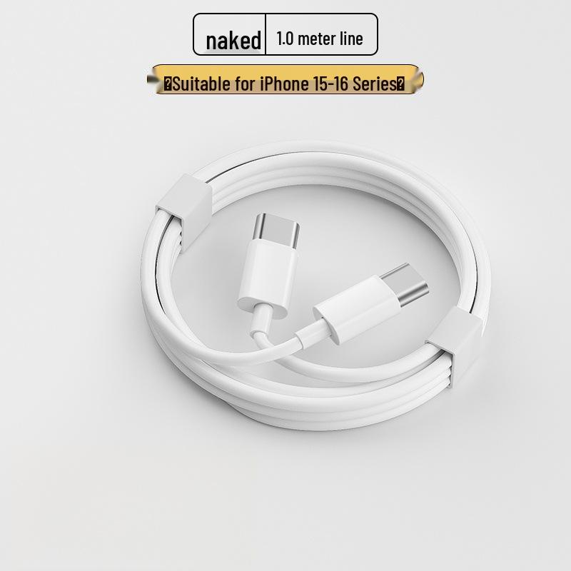 

60W Fast Charging Braided USB-C Cable for iPhone 15/16 Bare Cable