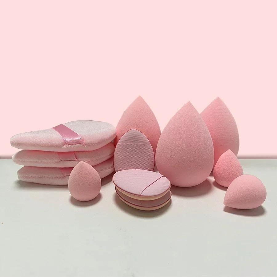 12 stk Makeup Svampblender Beauty Egg Myk Kosmetisk Puff Foundation Svamper Powder Puff Kvinner Sminke Tilbehør Skjønnhetsverktøy