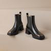 Fashion AIYUQI 2025 New Square Toe Women Chelsea Boots Retro women'sAnkle Boots Non-slip Fashion Ankle Boots female Winter Shoes