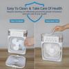 Portable Fan Air Conditioners USB Electric Fan LED Night Light Water Mist Fun 3 In 1 Air Cooler For  Air Conditioning Fan