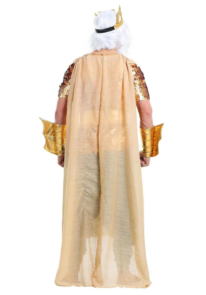 Cosplay Halloween costume adult couple sea king, ancient Egyptian Cleopatra pharaoh costume, queen king war god show costume