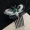 ZRM Fashion Vintage Titanic Butterfly Combs Charms Animals Hairpins Hair Combs Accessories Women Girlfriend Jewelry Gift