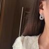 Xiaomi Huitan Women Earrings Silver Color Inlaid Shiny CZ Unique Design for Wedding Party Engagement Trendy Luxury Accessories Jewelry