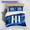 Sheffield Wednesday Football Printed 3 Pieces Bedding Set, Comfortable Skin Friendly Bedroom Duvet Cover Set