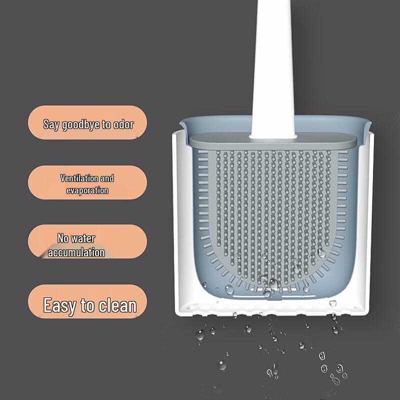 Aige Wall-Mounted Silicone Toilet Brush