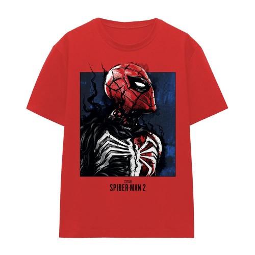 Spider-Man 2 Womens/Ladies Gamerverse Symbiote Parker T-Shirt
