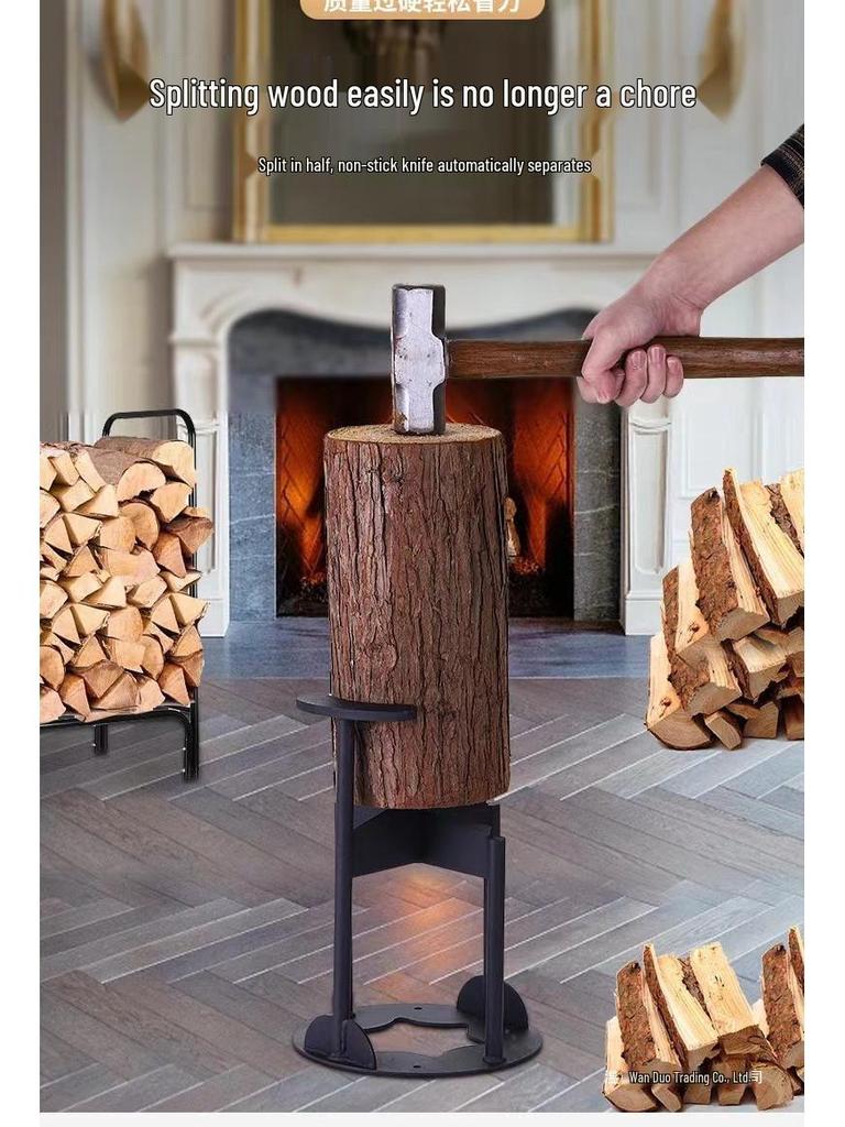 Cross-Type Firewood Splitter: Outdoor and Household Firewood Separator Tool