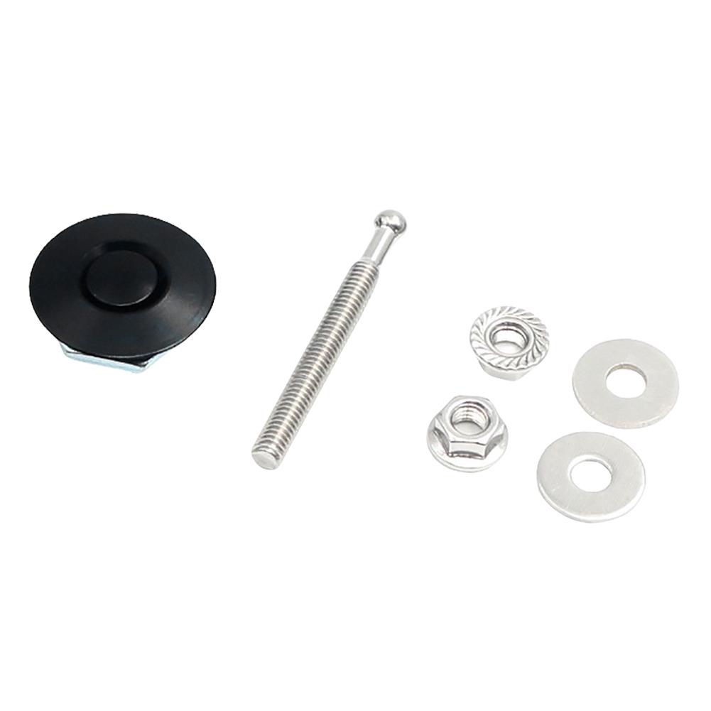 Push Button Lock Clip Kit Aluminum Alloy Engine Bonnets Lock 1.25 Inch Engine Hood Lock Automible Universal Parts