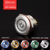 30mm Metal Pushbutton Switch: Self-Reset, Self-Locking, Double Flash Control, Two-Way with Light, Two On/Off Functions