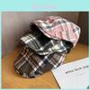 Dopamine Fashion Plaid Newsboy Cap For Women Spring Summer Sun Protection