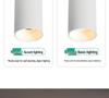 Compact Adjustable Angle LED Ceiling Spotlight for Bedrooms and Living Rooms