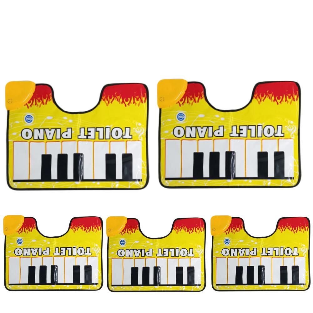 Záchodové Piano Koberec Novinka Potýrové Piano Zvukový Koberec Koupelnový Koberec Elektronické Piano Šlapání na Prsty Hudební Klávesnice Podlahová Rohož Hračky