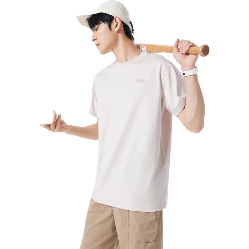 CAMEL Men's Three-Proof Round Neck Short Sleeve T-Shirt