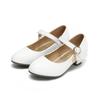 Children's Leather Shoes Fashion Catwalk Performance High Heels for Girls Non-slip Versatile Kids Princess Wedding Party Shoes