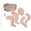 Vinyl DIY Reborn Doll Kit Unpainted Baby Infant Doll Model Parts Sets Toy 28 Inch