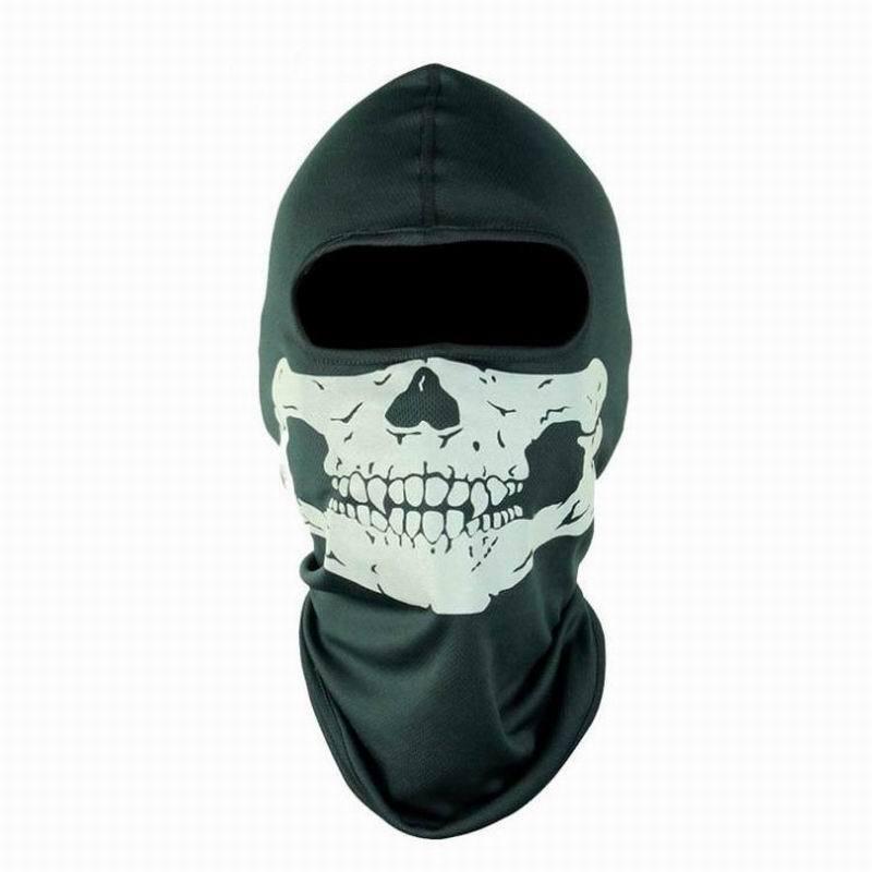 Reflective Skull Head Cover for Outdoor Riding