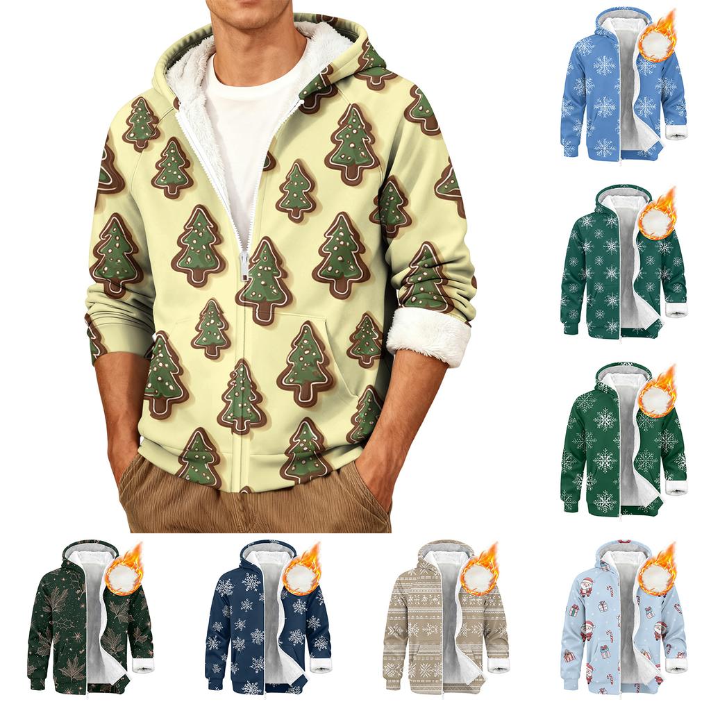 Men's Casual Warm Hooded Jacket