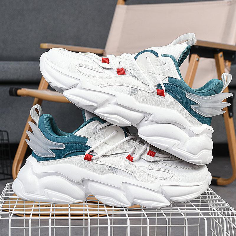 2025 New Fashion Platform Daddy Shoes Men's Ins Port Fashion Shoes Male Personality Popular Leisure Running Shoes