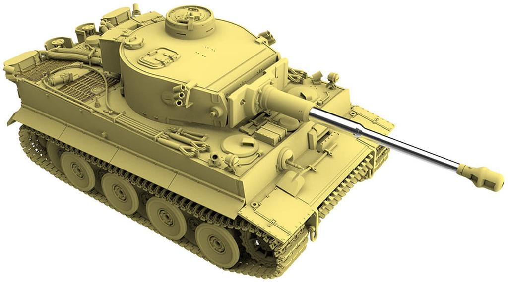TAKOM Scale German Tiger I Early Model with Full Battle of Kursk Plastic Model Kit 1/48 Interior, TKOUSNO-006