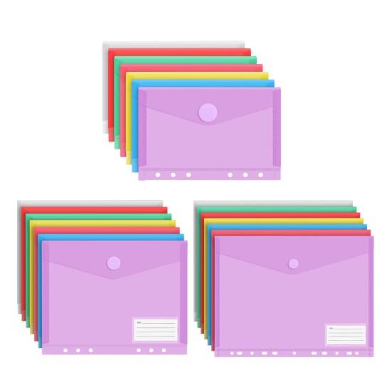 The Curved Flip Cover Features A Fastener Tape That Keeps Papers Firmly in Place
