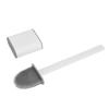 Toilet Brush Detachable Square Handle Bathroom Crevice Cleaning Brushes with Drain BoxWhite