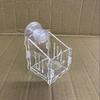 Aquarium Plant Holder Hanging Fish Tank Plant Pot with Suction Cups Clear