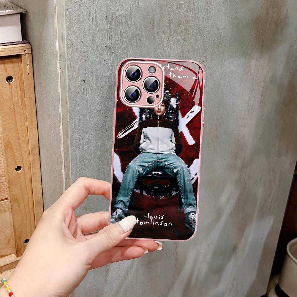L-Luis M-Miguel Singer For IPhone 14 13 12 Mini 11 Pro XS Max X XR 14 Plus Tempered Glass Cover