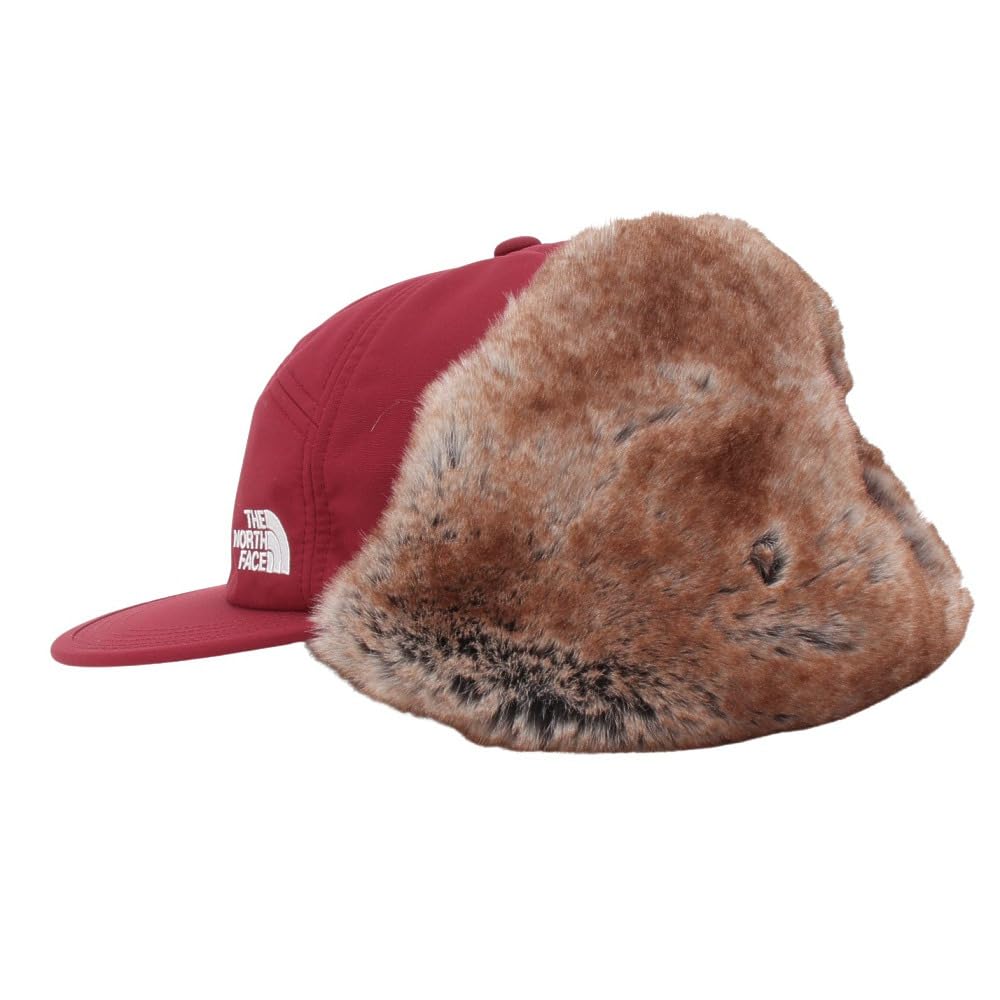 The North Face Kšiltovka Badland, Zateplená, Vodotěsná, Prodyšná, Ochrana proti UV záření, Klapky na uši, Unisex (Červená řepa / Velikost L)