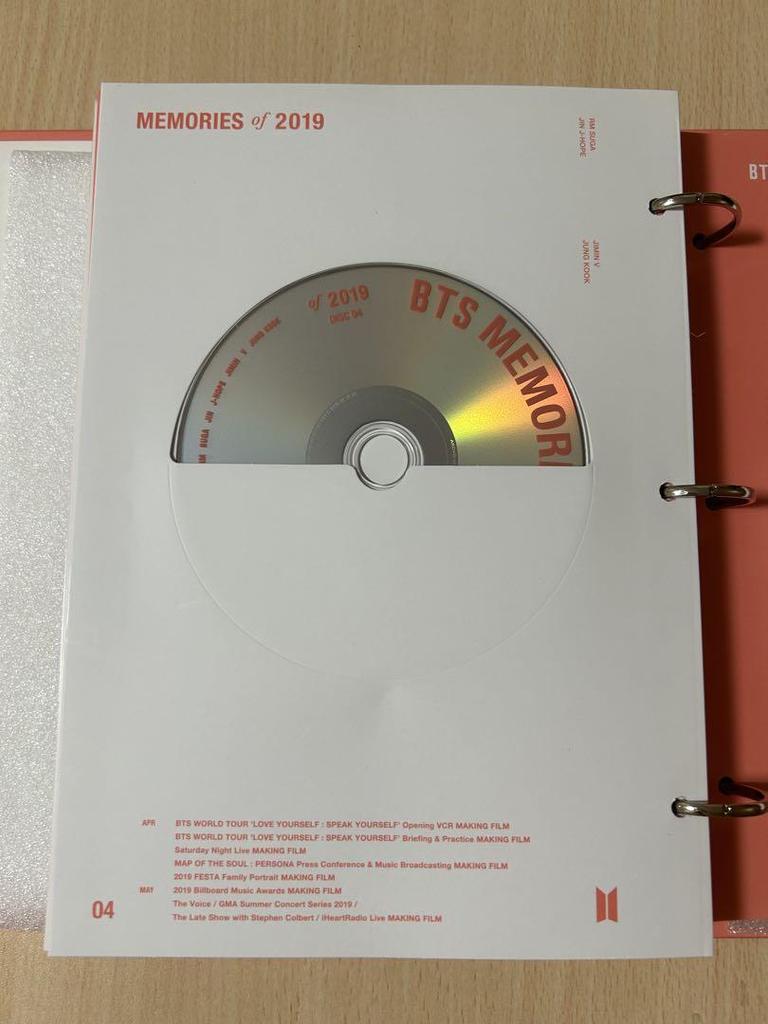 [USED] BTS MEMORIES of 2019 DVD Set
