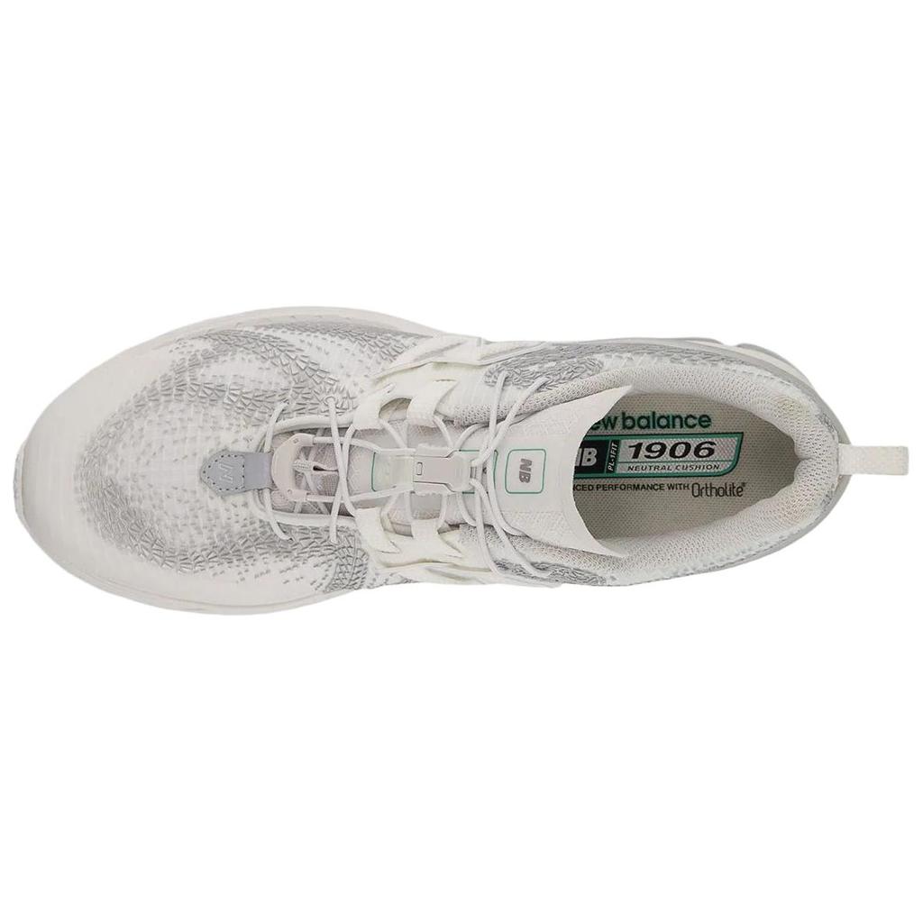 New Balance 1906F White Silver Metallic Unisex Sneakers Nb-103-White-With-Silver-Metallic-And-Deep-End U190611X